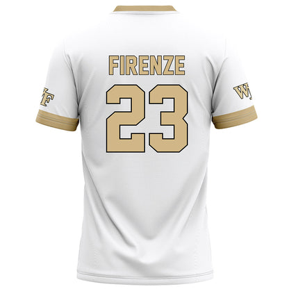 Wake Forest - NCAA Football : Vincent Firenze - White Football Jersey-1