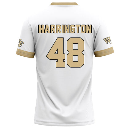 Wake Forest - NCAA Football : Ryan Harrington - White Football Jersey-1