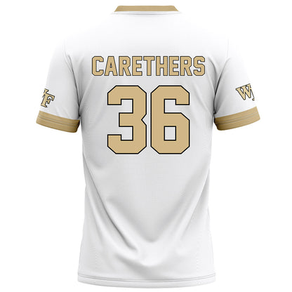 Wake Forest - NCAA Football : Seth Carethers - White Football Jersey-1