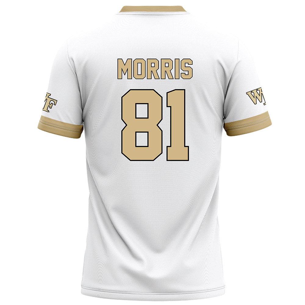 Wake Forest - NCAA Football : Landon Morris - White Football Jersey-1