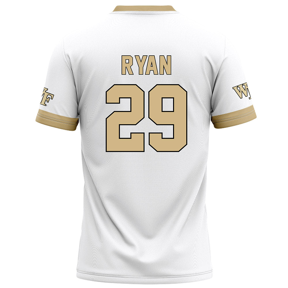 Wake Forest - NCAA Football : Jake Ryan - White Football Jersey-1