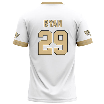 Wake Forest - NCAA Football : Jake Ryan - White Football Jersey-1