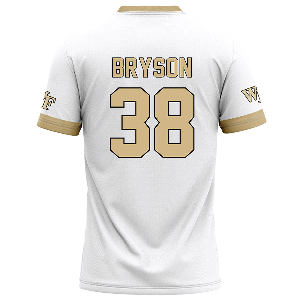 Wake Forest - NCAA Football : Walker Bryson - White Football Jersey-1