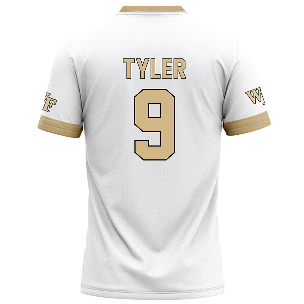 Wake Forest - NCAA Football : Chase Tyler - White Football Jersey-1