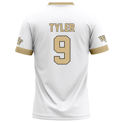 Wake Forest - NCAA Football : Chase Tyler - White Football Jersey-1