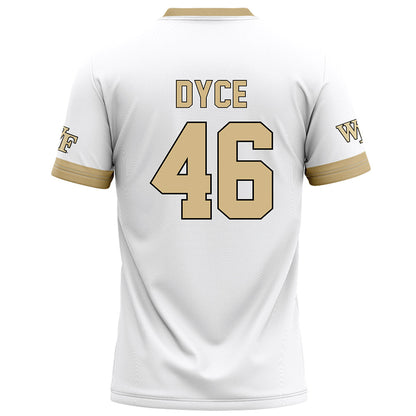 Wake Forest - NCAA Football : Deuce Dyce - White Football Jersey-1