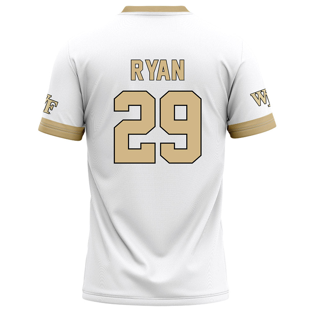 Wake Forest - NCAA Football : Jake Ryan - White Football Jersey-1