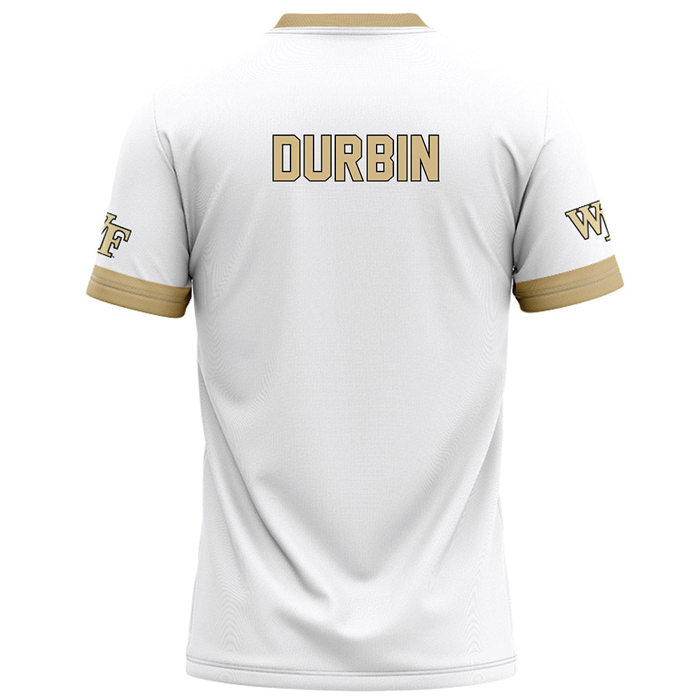 Wake Forest - NCAA Football : Dylan Durbin - White Football Jersey-1