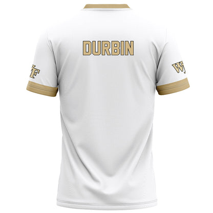 Wake Forest - NCAA Football : Dylan Durbin - White Football Jersey-1