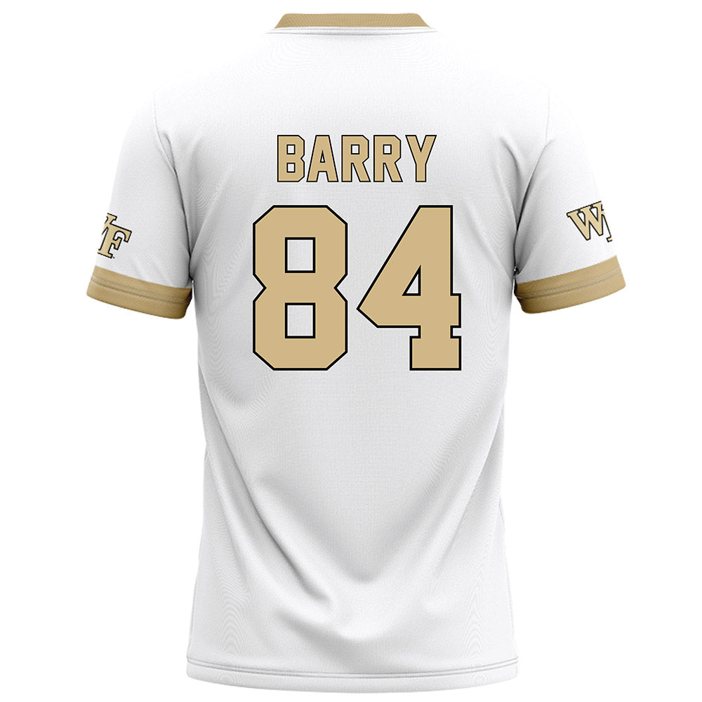 Wake Forest - NCAA Football : Dominick Barry - White Football Jersey-1