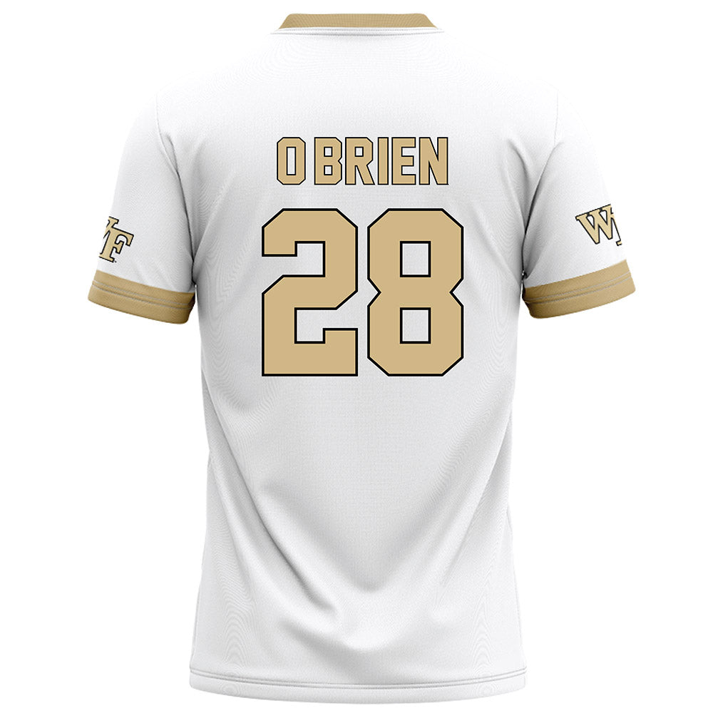 Wake Forest - NCAA Football : Hugh O'Brien - White Football Jersey-1