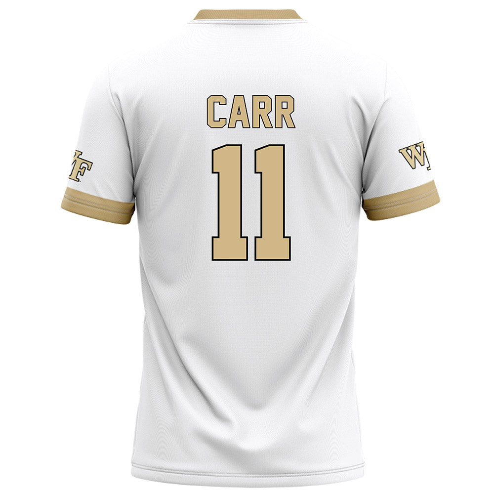 Wake Forest - NCAA Football : Ny Carr - White Football Jersey-1
