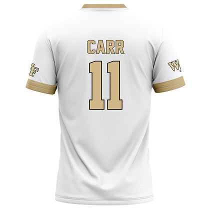 Wake Forest - NCAA Football : Ny Carr - White Football Jersey-1
