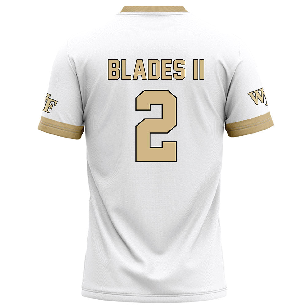 Wake Forest - NCAA Football : Brian Blades II - White Football Jersey-1