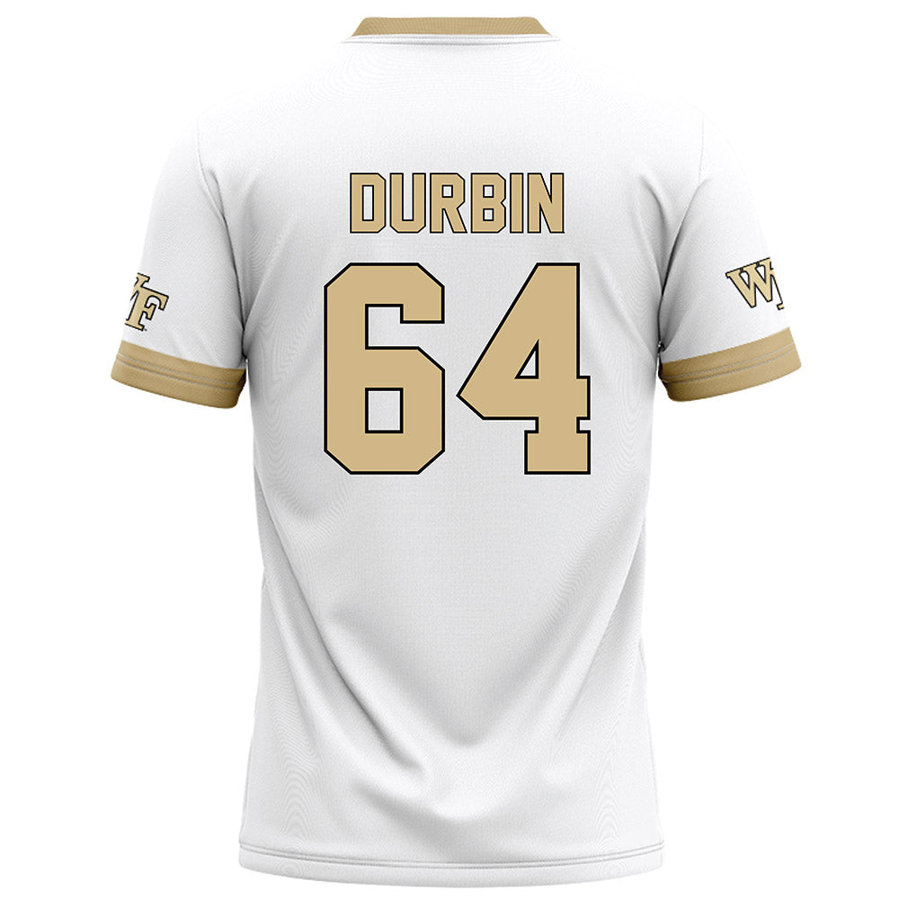 Wake Forest - NCAA Football : Dylan Durbin - White Football Jersey-1