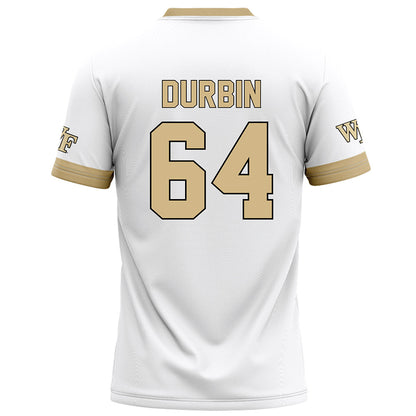 Wake Forest - NCAA Football : Dylan Durbin - White Football Jersey-1