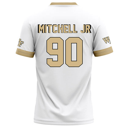 Wake Forest - NCAA Football : Sydir Mitchell jr - White Football Jersey-1