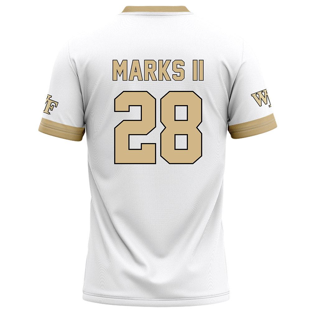 Wake Forest - NCAA Football : Aj Marks II - White Football Jersey-1