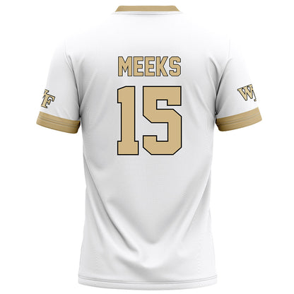 Wake Forest - NCAA Football : Antonio Meeks - White Football Jersey-1