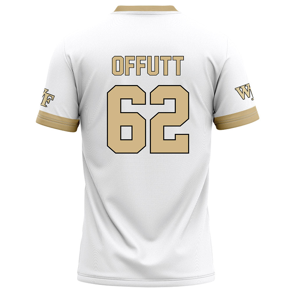 Wake Forest - NCAA Football : Jaishaun Offutt - White Football Jersey-1