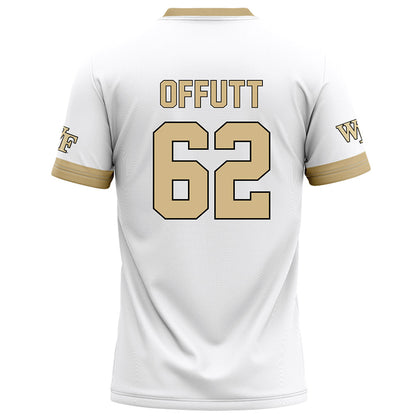 Wake Forest - NCAA Football : Jaishaun Offutt - White Football Jersey-1