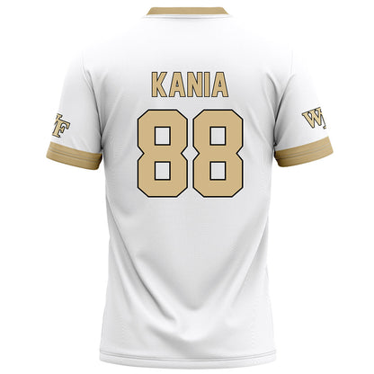 Wake Forest - NCAA Football : Bryce Kania - White Football Jersey-1