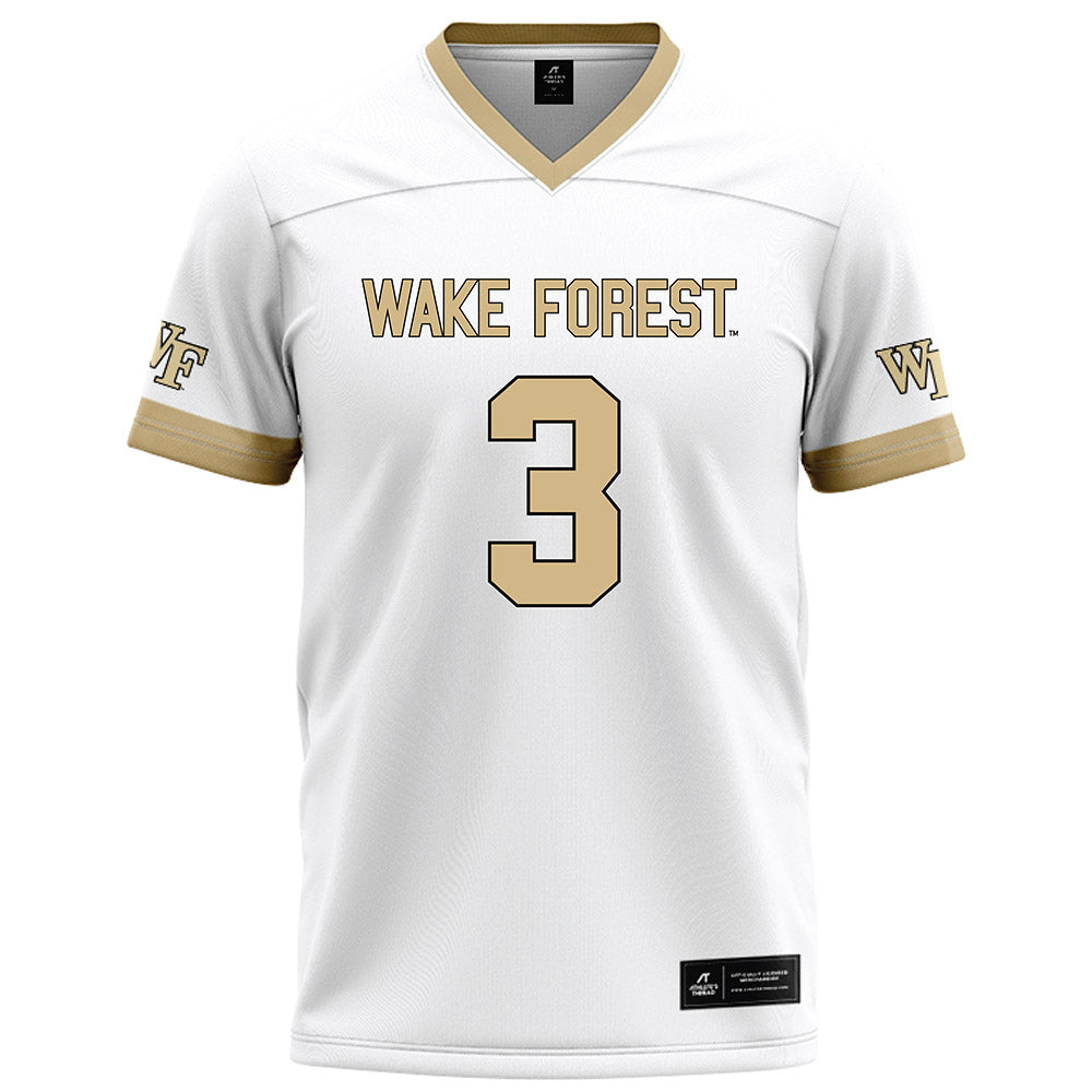 Wake Forest - NCAA Football : Gio Lopez - White Football Jersey-0