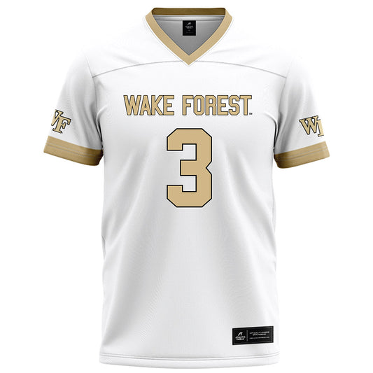 Wake Forest - NCAA Football : Gio Lopez - White Football Jersey-0