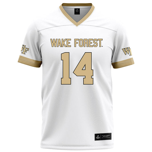 Wake Forest - NCAA Football : Tyler Walton - White Football Jersey-0