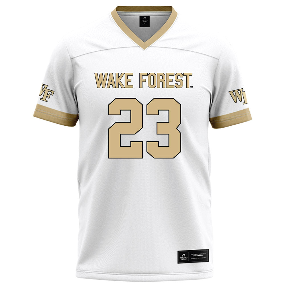 Wake Forest - NCAA Football : Vincent Firenze - White Football Jersey-0