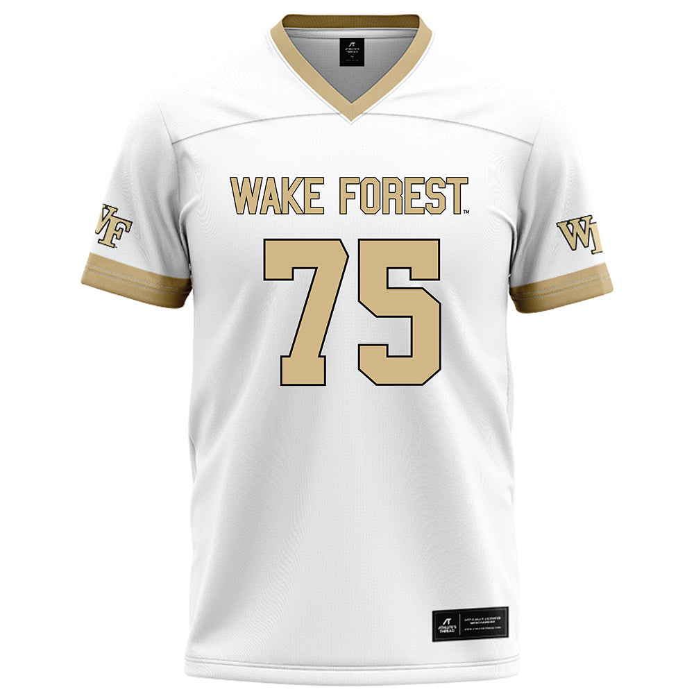 Wake Forest - NCAA Football : Derrell Johnson - White Football Jersey-0
