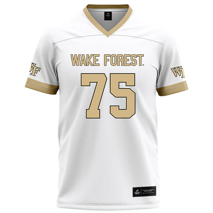Wake Forest - NCAA Football : Derrell Johnson - White Football Jersey-0