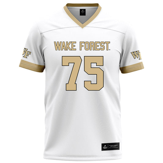 Wake Forest - NCAA Football : Derrell Johnson - White Football Jersey-0