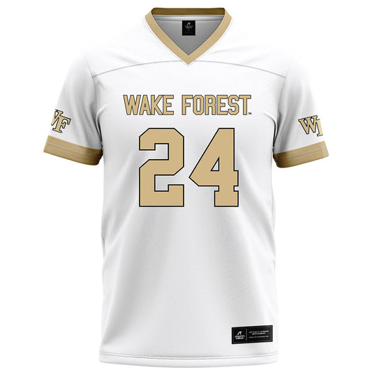 Wake Forest - NCAA Football : Sawyer Seidl - White Football Jersey-0