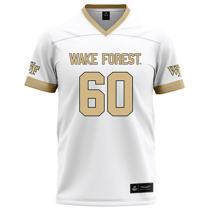 Wake Forest - NCAA Football : Will Saba - White Football Jersey-0
