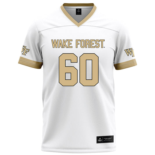 Wake Forest - NCAA Football : Will Saba - White Football Jersey-0