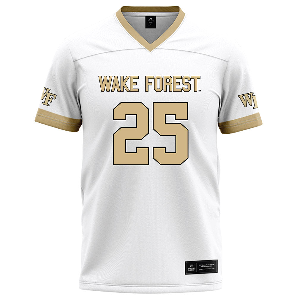 Wake Forest - NCAA Football : Josh Patterson - White Football Jersey-0