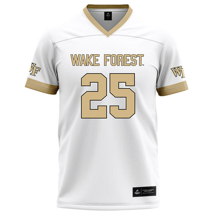 Wake Forest - NCAA Football : Josh Patterson - White Football Jersey-0