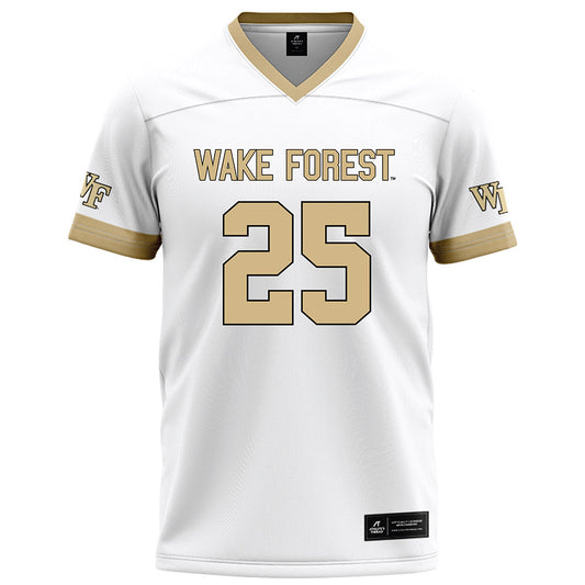 Wake Forest - NCAA Football : Josh Patterson - White Football Jersey-0