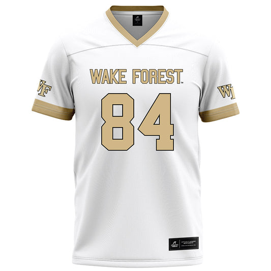 Wake Forest - NCAA Football : Dominick Barry - White Football Jersey-0