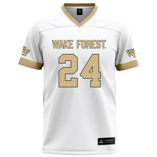 Wake Forest - NCAA Football : Sawyer Seidl - White Football Jersey-0