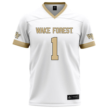 Wake Forest - NCAA Football : Kahnen Daniels - White Football Jersey-0