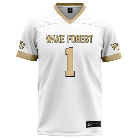 Wake Forest - NCAA Football : Kahnen Daniels - White Football Jersey-0