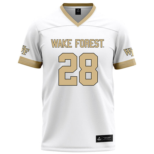Wake Forest - NCAA Football : Aj Marks II - White Football Jersey-0