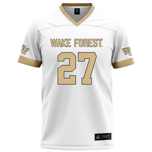 Wake Forest - NCAA Football : Ryan Henley - White Football Jersey-0