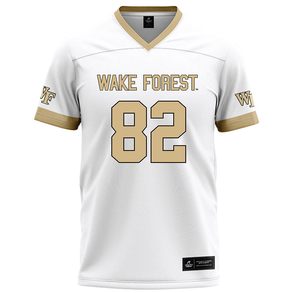 Wake Forest - NCAA Football : Devin Goldston - White Football Jersey-0