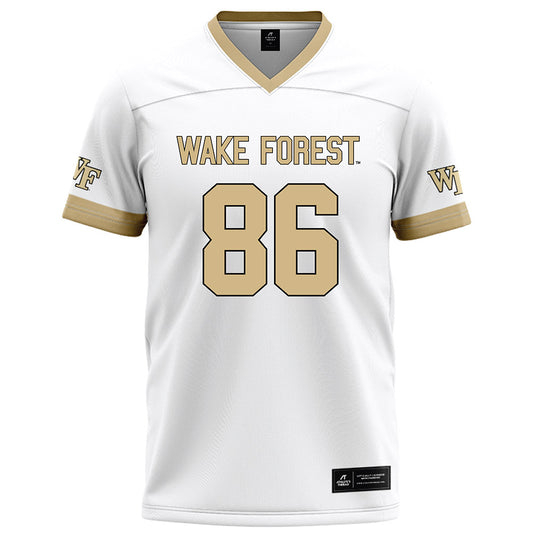 Wake Forest - NCAA Football : Maximilian Tillfeldt Retsler - White Football Jersey-0