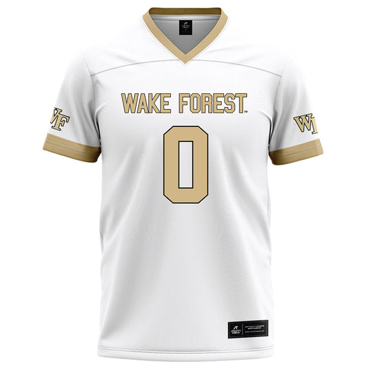 Wake Forest - NCAA Football : Eric Williams - White Football Jersey-0