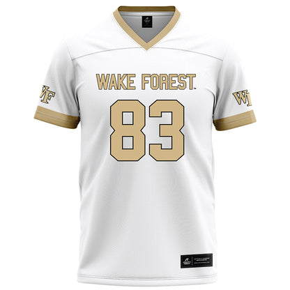 Wake Forest - NCAA Football : Kobe Adeleke-Hokes - White Football Jersey-0