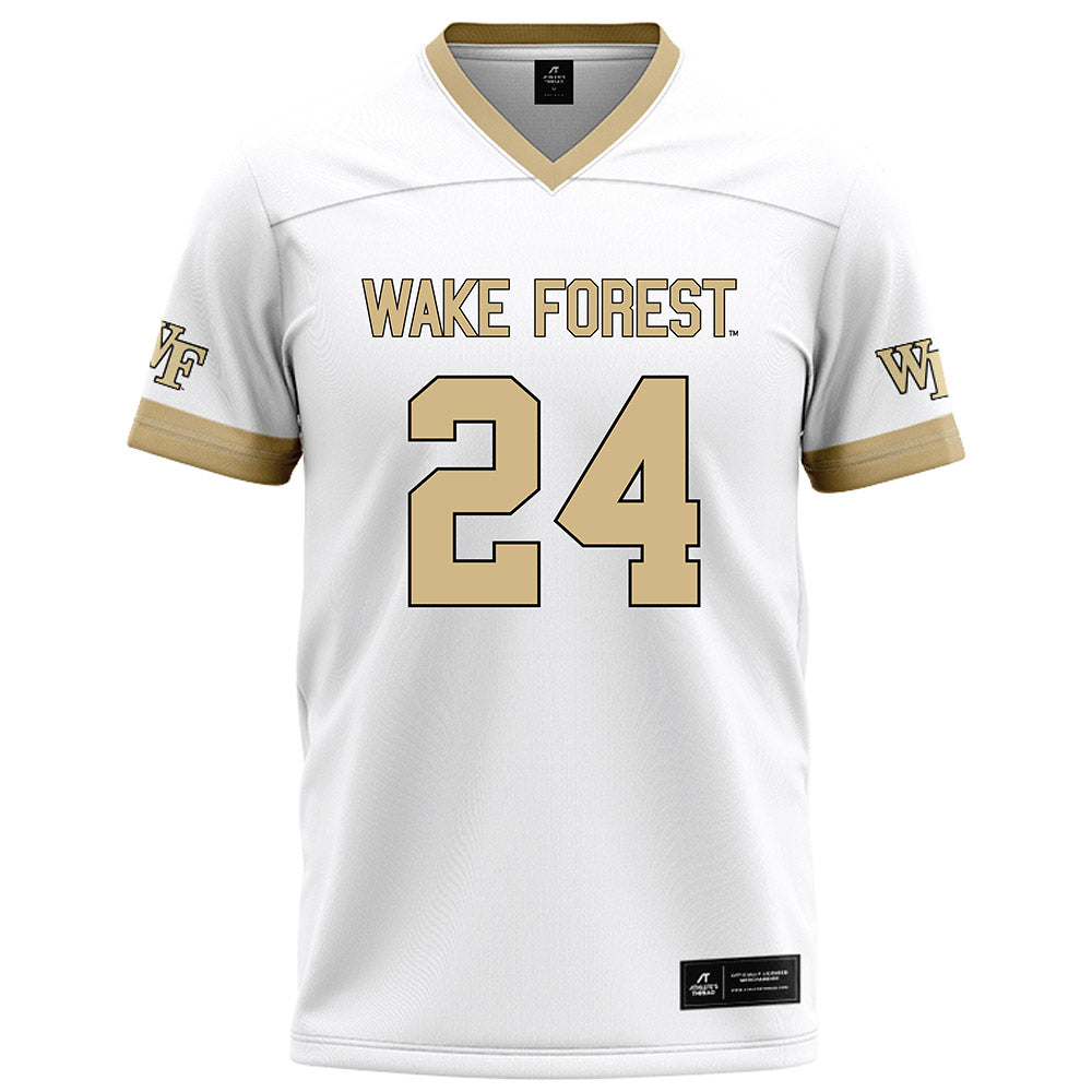 Wake Forest - NCAA Football : Micah Bright - White Football Jersey-0